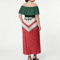 Custom Rugby Lebanon Off Shoulder Maxi Dress 2026 Go Cedars