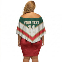 Custom Rugby Lebanon Off Shoulder Short Dress 2026 Go Cedars