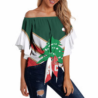 Custom Rugby Lebanon Off Shoulder Wrap Waist Top 2026 Go Cedars