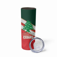 Custom Rugby Lebanon Skinny Tumbler 2026 Go Cedars