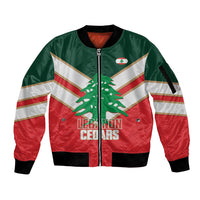 Custom Rugby Lebanon Sleeve Zip Bomber Jacket 2026 Go Cedars