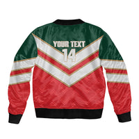 Custom Rugby Lebanon Sleeve Zip Bomber Jacket 2026 Go Cedars