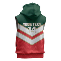 Custom Rugby Lebanon Sleeveless Hoodie 2026 Go Cedars