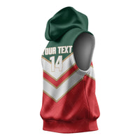 Custom Rugby Lebanon Sleeveless Hoodie 2026 Go Cedars