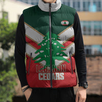 Custom Rugby Lebanon Sleeveless Puffer Jacket 2026 Go Cedars