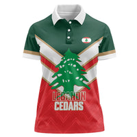 Custom Rugby Lebanon Women Polo Shirt 2026 Go Cedars