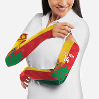 Custom Rugby Papua New Guinea and Lebanon Arm Sleeves PNG Kumuls Cedars Together