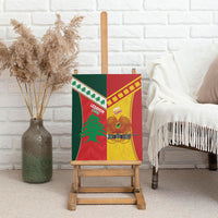 Rugby Papua New Guinea and Lebanon Canvas Wall Art PNG Kumuls Cedars Together