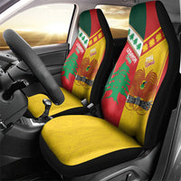 Rugby Papua New Guinea and Lebanon Car Seat Cover PNG Kumuls Cedars Together