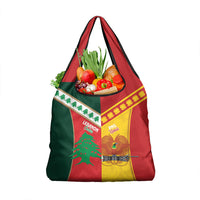 Rugby Papua New Guinea and Lebanon Grocery Bag PNG Kumuls Cedars Together