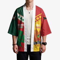 Custom Rugby Papua New Guinea and Lebanon Kimono PNG Kumuls Cedars Together