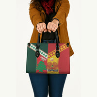 Rugby Papua New Guinea and Lebanon Leather Bag PNG Kumuls Cedars Together