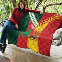 Rugby Papua New Guinea and Lebanon Quilt PNG Kumuls Cedars Together