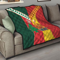 Rugby Papua New Guinea and Lebanon Quilt PNG Kumuls Cedars Together