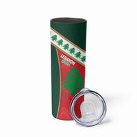 Rugby Papua New Guinea and Lebanon Skinny Tumbler PNG Kumuls Cedars Together