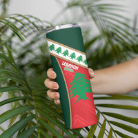 Rugby Papua New Guinea and Lebanon Skinny Tumbler PNG Kumuls Cedars Together