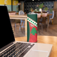 Rugby Papua New Guinea and Lebanon Skinny Tumbler PNG Kumuls Cedars Together