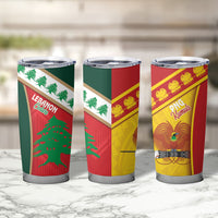 Rugby Papua New Guinea and Lebanon Tumbler Cup PNG Kumuls Cedars Together