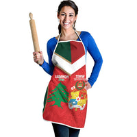 Rugby Tonga and Lebanon Apron Mate Maa Tonga Cedars Together