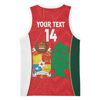 Custom Rugby Tonga and Lebanon Basketball Jersey Mate Maa Tonga Cedars Together