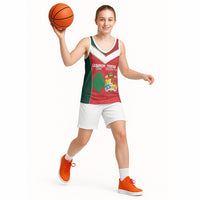 Custom Rugby Tonga and Lebanon Basketball Jersey Mate Maa Tonga Cedars Together