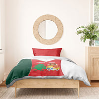 Rugby Tonga and Lebanon Bedding Set Mate Maa Tonga Cedars Together