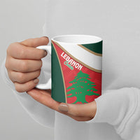 Rugby Tonga and Lebanon Ceramic Mug Mate Maa Tonga Cedars Together