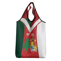 Rugby Tonga and Lebanon Grocery Bag Mate Maa Tonga Cedars Together