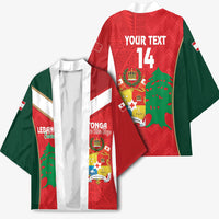 Custom Rugby Tonga and Lebanon Kimono Mate Maa Tonga Cedars Together