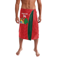 Custom Rugby Tonga and Lebanon Lavalava Mate Maa Tonga Cedars Together