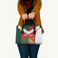 Rugby Tonga and Lebanon Leather Bag Mate Maa Tonga Cedars Together