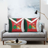 Rugby Tonga and Lebanon Pillow Cover Mate Maa Tonga Cedars Together