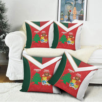 Rugby Tonga and Lebanon Pillow Cover Mate Maa Tonga Cedars Together
