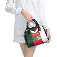 Rugby Tonga and Lebanon Shoulder Handbag Mate Maa Tonga Cedars Together
