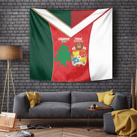 Rugby Tonga and Lebanon Tapestry Mate Maa Tonga Cedars Together