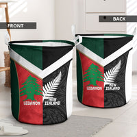 Rugby New Zealand and Lebanon Laundry Basket All Black Cedars Together
