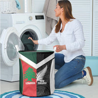 Rugby New Zealand and Lebanon Laundry Basket All Black Cedars Together