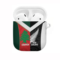 Rugby New Zealand and Lebanon AirPods Case All Black Cedars Together