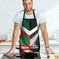Rugby New Zealand and Lebanon Apron All Black Cedars Together