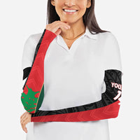 Custom Rugby New Zealand and Lebanon Arm Sleeves All Black Cedars Together