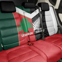 Rugby New Zealand and Lebanon Back Car Seat Cover All Black Cedars Together
