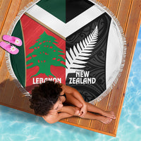 Rugby New Zealand and Lebanon Beach Blanket All Black Cedars Together