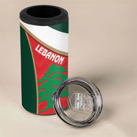 Rugby New Zealand and Lebanon 4 in 1 Can Cooler Tumbler All Black Cedars Together