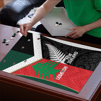 Rugby New Zealand and Lebanon Puzzle All Black Cedars Together