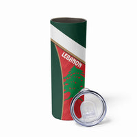 Rugby New Zealand and Lebanon Skinny Tumbler All Black Cedars Together