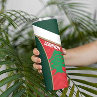 Rugby New Zealand and Lebanon Skinny Tumbler All Black Cedars Together