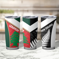 Rugby New Zealand and Lebanon Tumbler Cup All Black Cedars Together