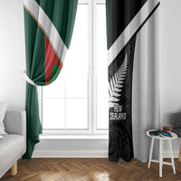 Rugby New Zealand and Lebanon Window Curtain All Black Cedars Together