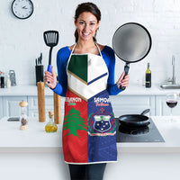 Rugby Samoa and Lebanon Apron Toa Samoa Cedars Together