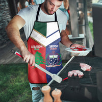Rugby Samoa and Lebanon Apron Toa Samoa Cedars Together